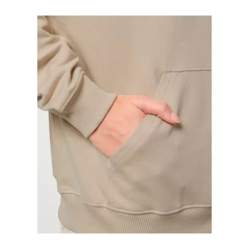 Cooper Dry uniszex bő szabású kapucnis pulóver (3XL, Desert Dust)