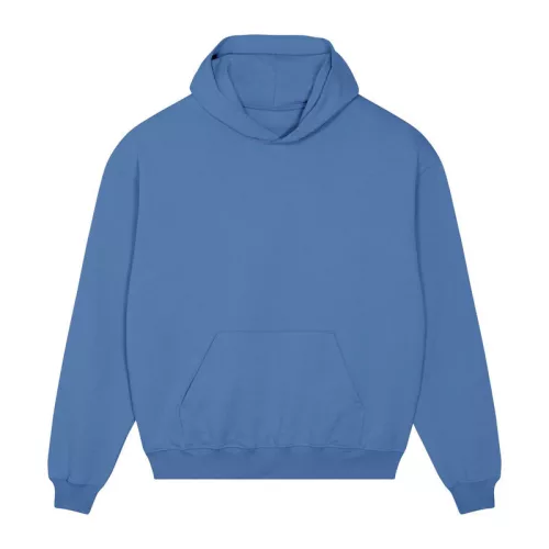Cooper Dry uniszex bő szabású kapucnis pulóver (2XL, Bright Blue)