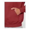 Cooper Dry uniszex bő szabású kapucnis pulóver (3XL, Red Earth)