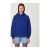 Cooper Dry uniszex bő szabású kapucnis pulóver (XL, Worker Blue)