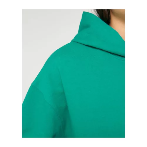 Cooper Dry uniszex bő szabású kapucnis pulóver (2XL, Go Green)