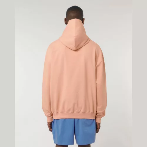 Cooper Dry uniszex bő szabású kapucnis pulóver (XL, Fraiche Peche)