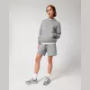 Cooper Dry uniszex bő szabású kapucnis pulóver (L, Heather Grey)