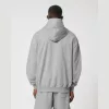 Cooper Dry uniszex bő szabású kapucnis pulóver (2XL, Heather Grey)