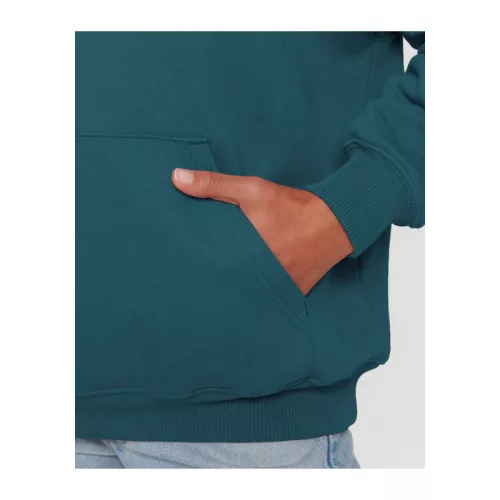 Cooper Dry uniszex bő szabású kapucnis pulóver (XL, Stargazer)