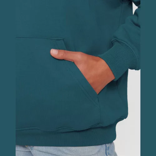 Cooper Dry uniszex bő szabású kapucnis pulóver (XL, Stargazer)