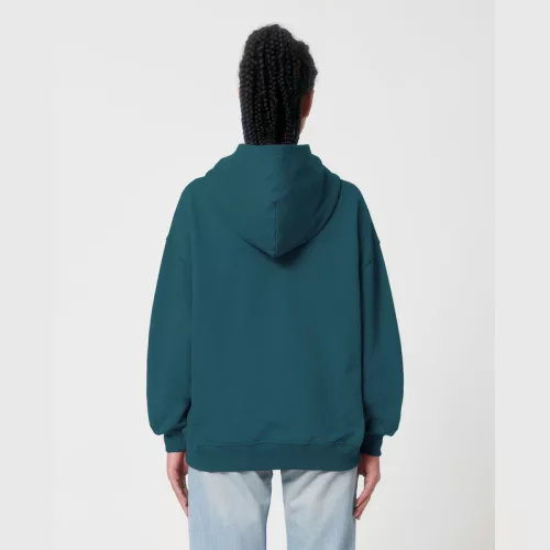 Cooper Dry uniszex bő szabású kapucnis pulóver (2XL, Stargazer)