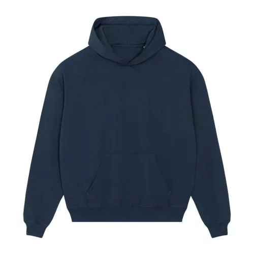 Cooper Dry uniszex bő szabású kapucnis pulóver (3XL, French Navy)