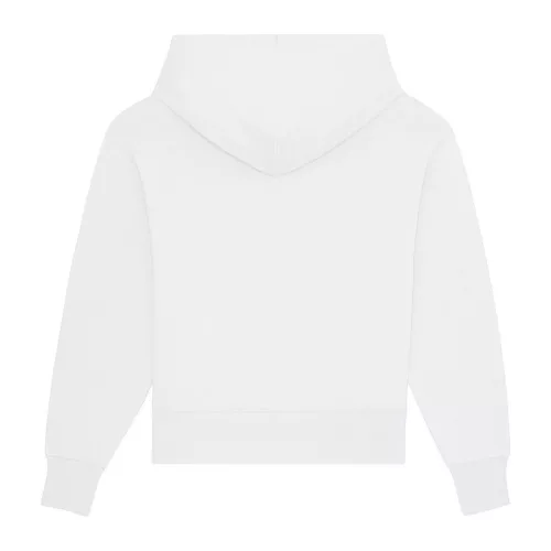 Slammer uniszex laza kapucnis pulóver (S, White)