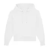 Slammer uniszex laza kapucnis pulóver (XL, White)