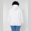 Slammer uniszex laza kapucnis pulóver (2XS, White)