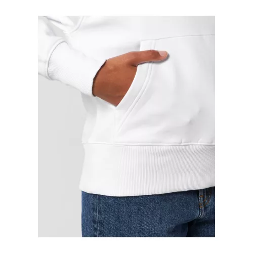 Slammer uniszex laza kapucnis pulóver (2XL, White)
