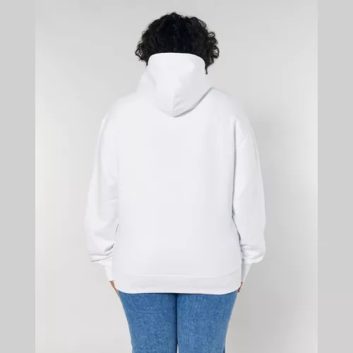 Slammer uniszex laza kapucnis pulóver (2XL, White)
