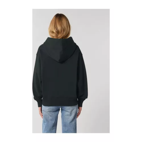 Slammer uniszex laza kapucnis pulóver (2XL, Black)