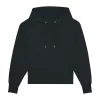 Slammer uniszex laza kapucnis pulóver (XS, Black)