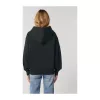 Slammer uniszex laza kapucnis pulóver (XS, Black)