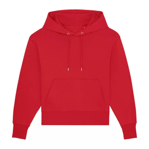 Slammer uniszex laza kapucnis pulóver (L, Red)
