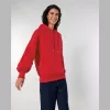 Slammer uniszex laza kapucnis pulóver (S, Red)