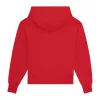 Slammer uniszex laza kapucnis pulóver (3XL, Red)