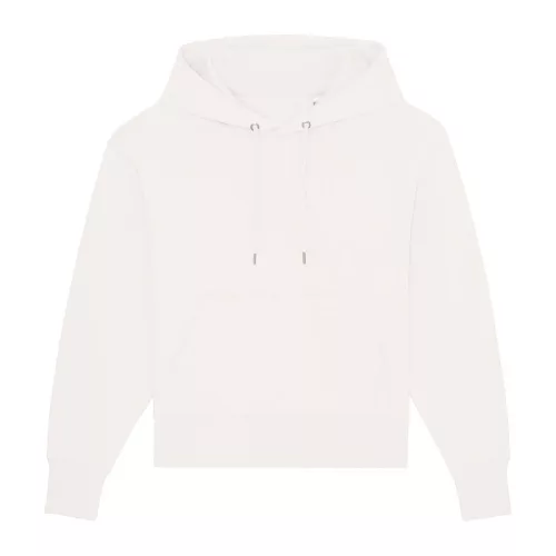 Slammer uniszex laza kapucnis pulóver (2XS, Off White)