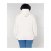 Slammer uniszex laza kapucnis pulóver (XS, Off White)