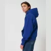 Slammer uniszex laza kapucnis pulóver (L, Worker Blue)