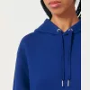 Slammer uniszex laza kapucnis pulóver (S, Worker Blue)