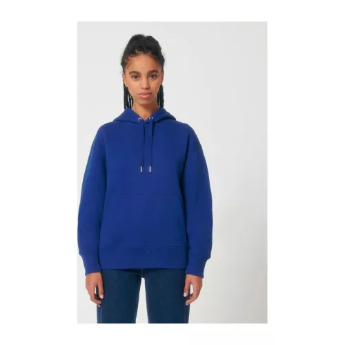 Slammer uniszex laza kapucnis pulóver (3XL, Worker Blue)