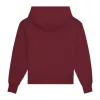 Slammer uniszex laza kapucnis pulóver (L, Burgundy)
