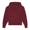 Slammer uniszex laza kapucnis pulóver (L, Burgundy)