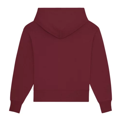Slammer uniszex laza kapucnis pulóver (M, Burgundy)