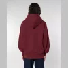 Slammer uniszex laza kapucnis pulóver (XL, Burgundy)