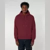 Slammer uniszex laza kapucnis pulóver (2XL, Burgundy)