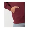 Slammer uniszex laza kapucnis pulóver (3XL, Burgundy)