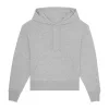 Slammer uniszex laza kapucnis pulóver (S, Heather Grey)
