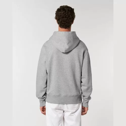 Slammer uniszex laza kapucnis pulóver (XL, Heather Grey)