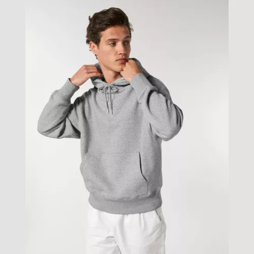 Slammer uniszex laza kapucnis pulóver (3XL, Heather Grey)