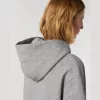 Slammer uniszex laza kapucnis pulóver (XS, Heather Grey)