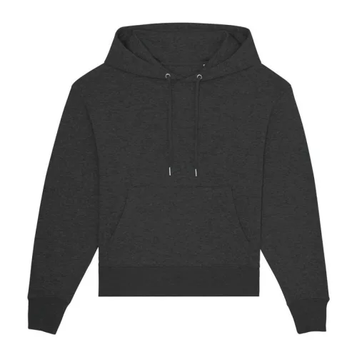 Slammer uniszex laza kapucnis pulóver (L, Dark Heather Grey)