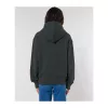 Slammer uniszex laza kapucnis pulóver (XS, Dark Heather Grey)