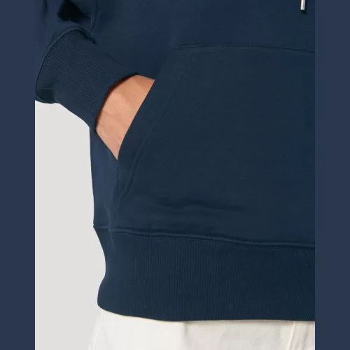 Slammer uniszex laza kapucnis pulóver (3XL, French Navy)