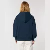 Slammer uniszex laza kapucnis pulóver (3XL, French Navy)