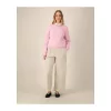 Roller uniszex pulóver (L, Cotton Pink)