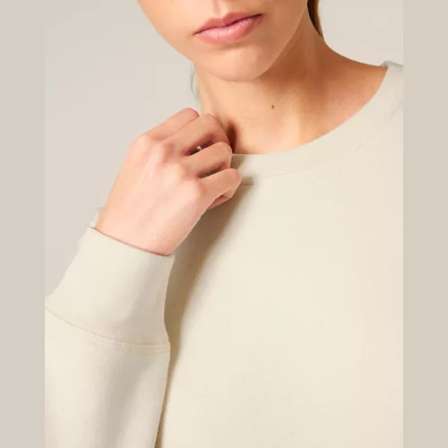 Roller uniszex pulóver (2XL, Natural Raw)