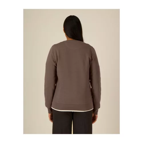 Roller uniszex pulóver (2XL, Mocha)