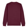 Roller uniszex pulóver (2XL, Deep Plum)