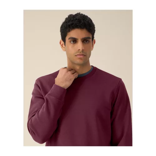 Roller uniszex pulóver (XS, Deep Plum)