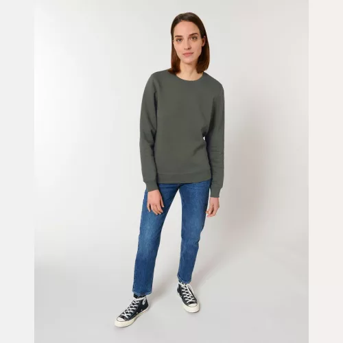 Roller uniszex pulóver (L, Khaki)