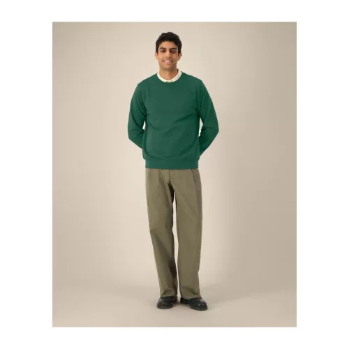 Roller uniszex pulóver (XS, Bottle Green)