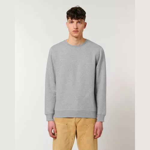 Roller uniszex pulóver (M, Heather Grey)